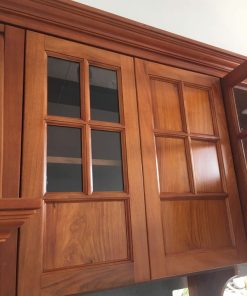 tủ bếp gỗ gõ
