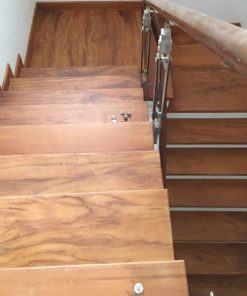 cầu thang gõ đỏ phi