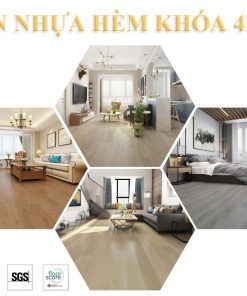 THI CÔNG SÀN NHỰA HÈM KHÓA 4MM VÂN GỖ - SÀN SPC GIẢ GỖ CHỐNG CO NGÓT