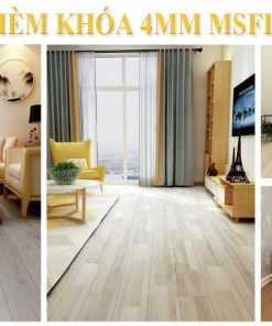 SÀN NHỰA VÂN GỖ 4MM - SÀN NHỰA GIẢ GỖ  MỘNG CLICK