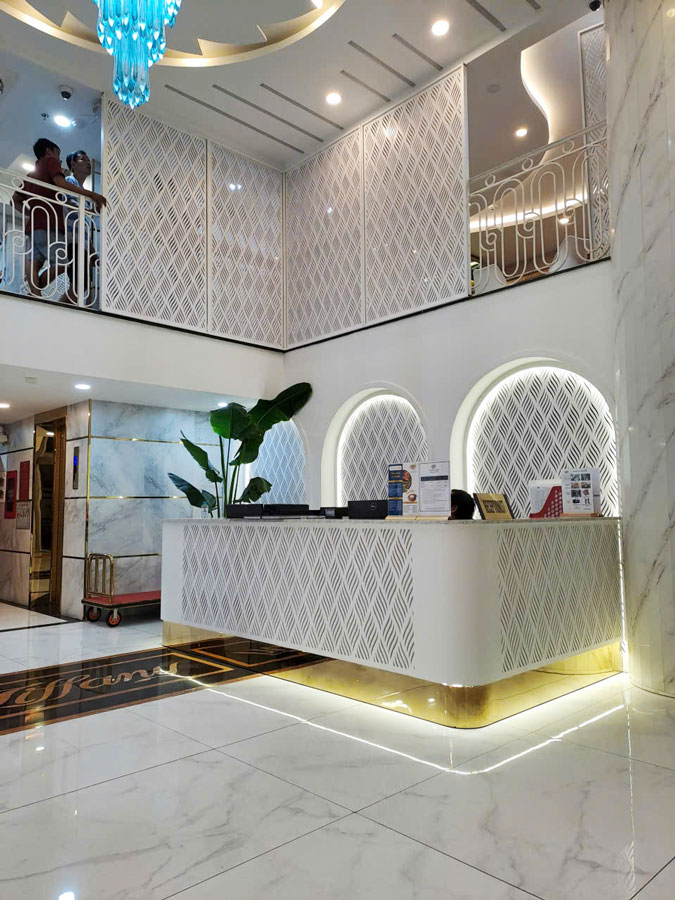 quầy tiếp tân đẹp