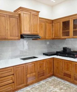 tu bep go do chu L co tu ruou