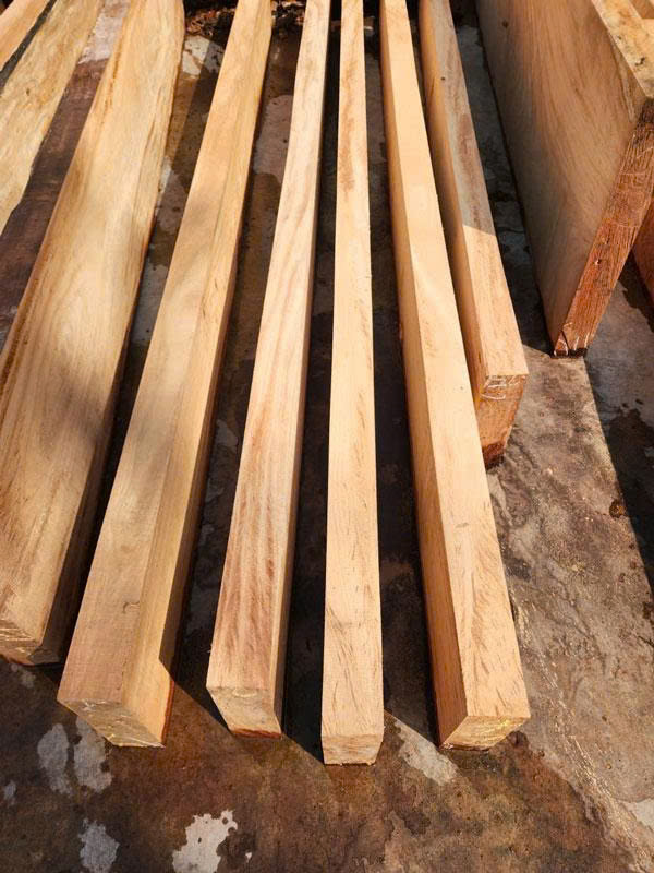 Khung bao cửa gỗ chánh điện gõ đỏ phi 7cm x 23cm – Dùng cho cửa chùa - Ảnh 2