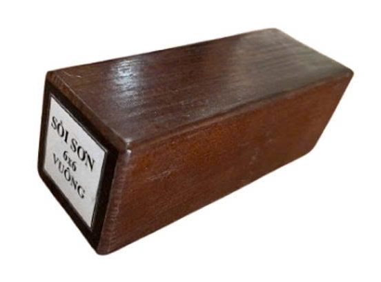 tay vịn sồi 6cm hoàn thiện màu óc chó