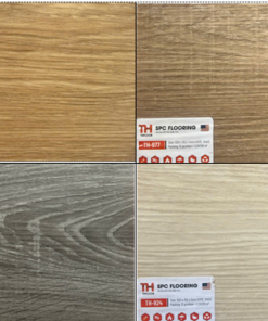 Sàn nhựa TH 4mm gồm nhiều lớp: Lớp bề mặt 0.3mm: Phủ UV chống mài mòn, chống xước. Lớp vân trang trí: Giống gỗ thật, đa dạng hoa văn. Lớp cốt nhựa SPC: Tạo độ chắc chắn, bền lâu. Lớp đế cao su: Tăng khả năng cách âm, chống ồn và tăng độ êm chân khi di chuyển. Kích thước: 1244x153x4mm+1mmIPXE Đóng gói : 12 thanh/hộp = 2.247m2