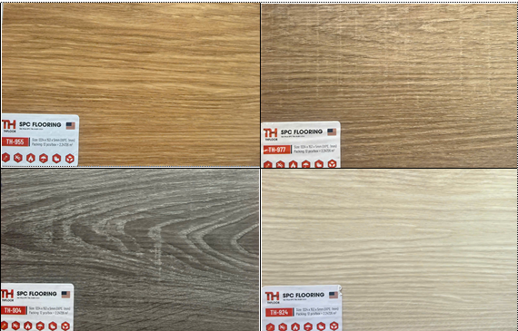 Sàn nhựa TH 4mm gồm nhiều lớp: Lớp bề mặt 0.3mm: Phủ UV chống mài mòn, chống xước. Lớp vân trang trí: Giống gỗ thật, đa dạng hoa văn. Lớp cốt nhựa SPC: Tạo độ chắc chắn, bền lâu. Lớp đế cao su: Tăng khả năng cách âm, chống ồn và tăng độ êm chân khi di chuyển. Kích thước: 1244x153x4mm+1mmIPXE Đóng gói : 12 thanh/hộp = 2.247m2