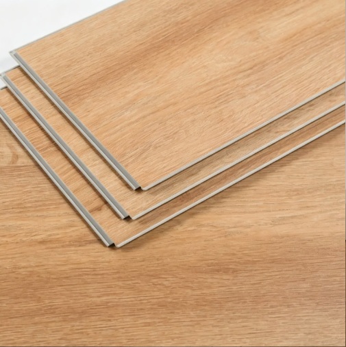sàn nhựa xương cá hèm khóa vân gỗ sồi dày 4mm đế cao su